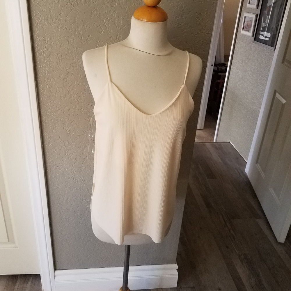 Cream tank top